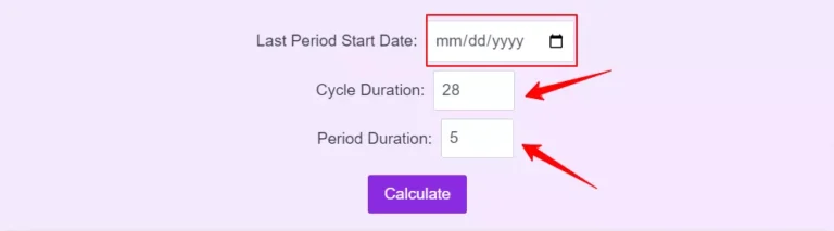 Period Calculator: Predict Your Next Period & Fertile Window
